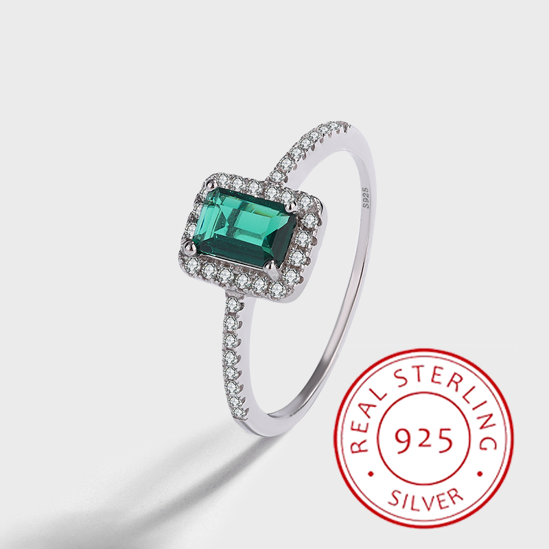 Statement Cocktail Ring - Anillo de compromiso Retro geométrico de