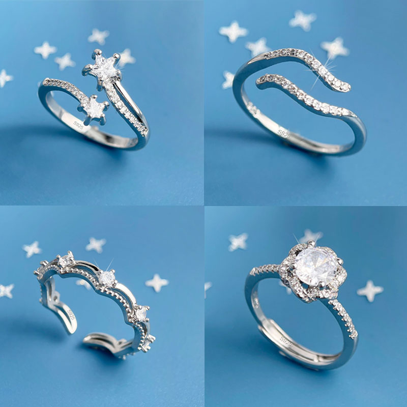 Statement Cocktail Ring - Anillos de plata de ley 925