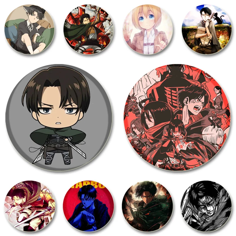 Levi Jewelry & Watches Inc - Broches de Anime Erwin Smith Levi