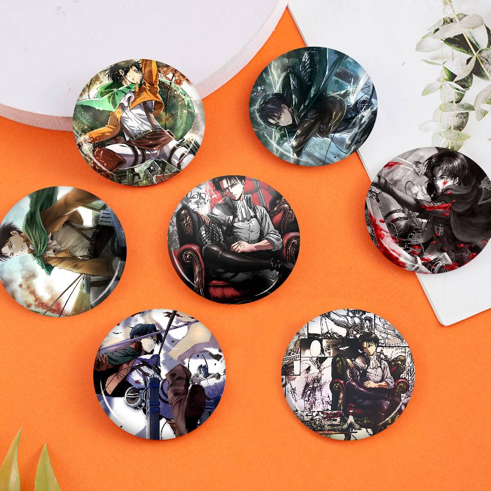 Levi Jewelry & Watches Inc - Pin de Botón de Anime A-Attack