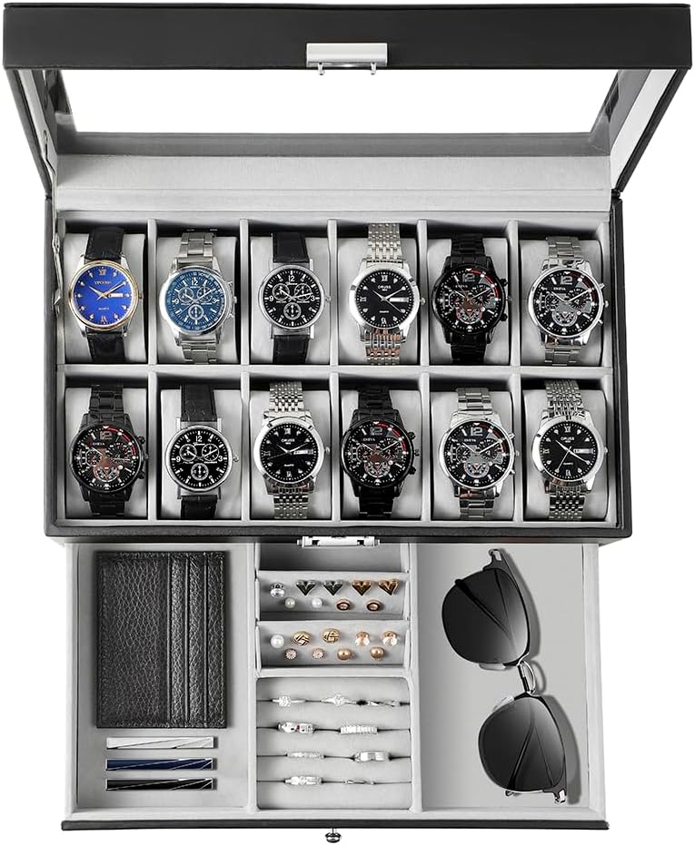 Jewelry Organizer Watches - Estuche Organizador de Relojes para Hombre,