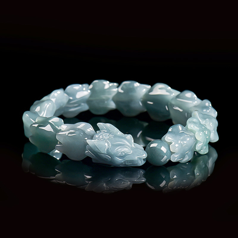 Jewelry & Watches Spółka Z Ograniczoną Odpowiedzialnością - Brazalete de Dragón de Jadeíta Birmana
