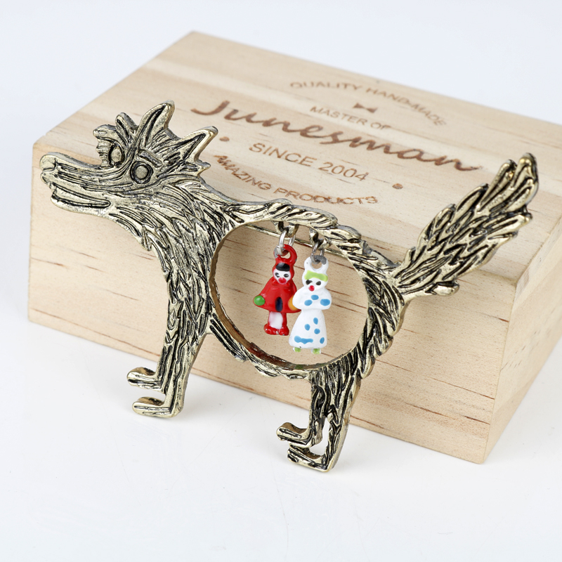 Wolf Jewelry & Watches Tampa Reviews - Broche Vintage de Lobo y bebés