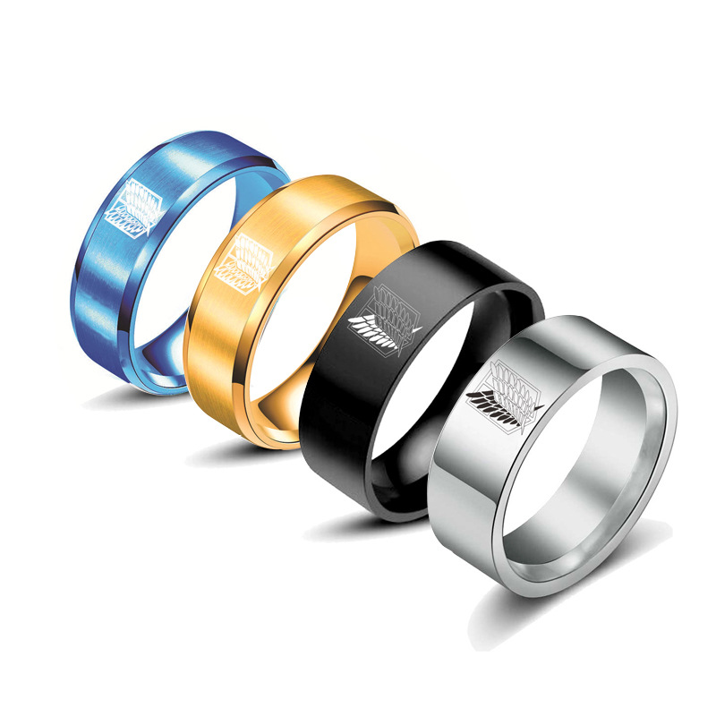 Levi Jewelry & Watches Inc - 4 Anillos de Moda Anime con