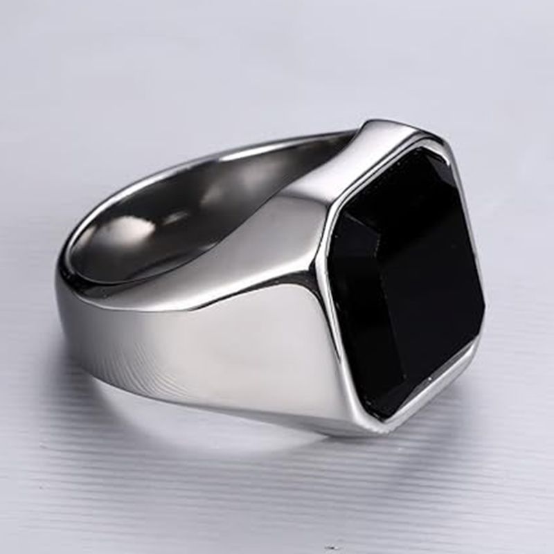 Anillo de hombre Anillos de se - Mens Signet Ring reseña y precio
