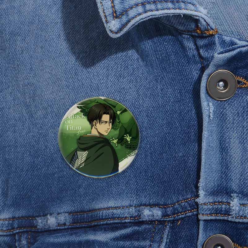 Attack on Titan Lapel Pins Cre - Levi Jewelry & Watches Inc reseña y precio