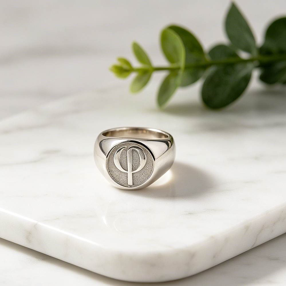 Anillo de Sello Personalizado  - Mens Signet Ring reseña y precio