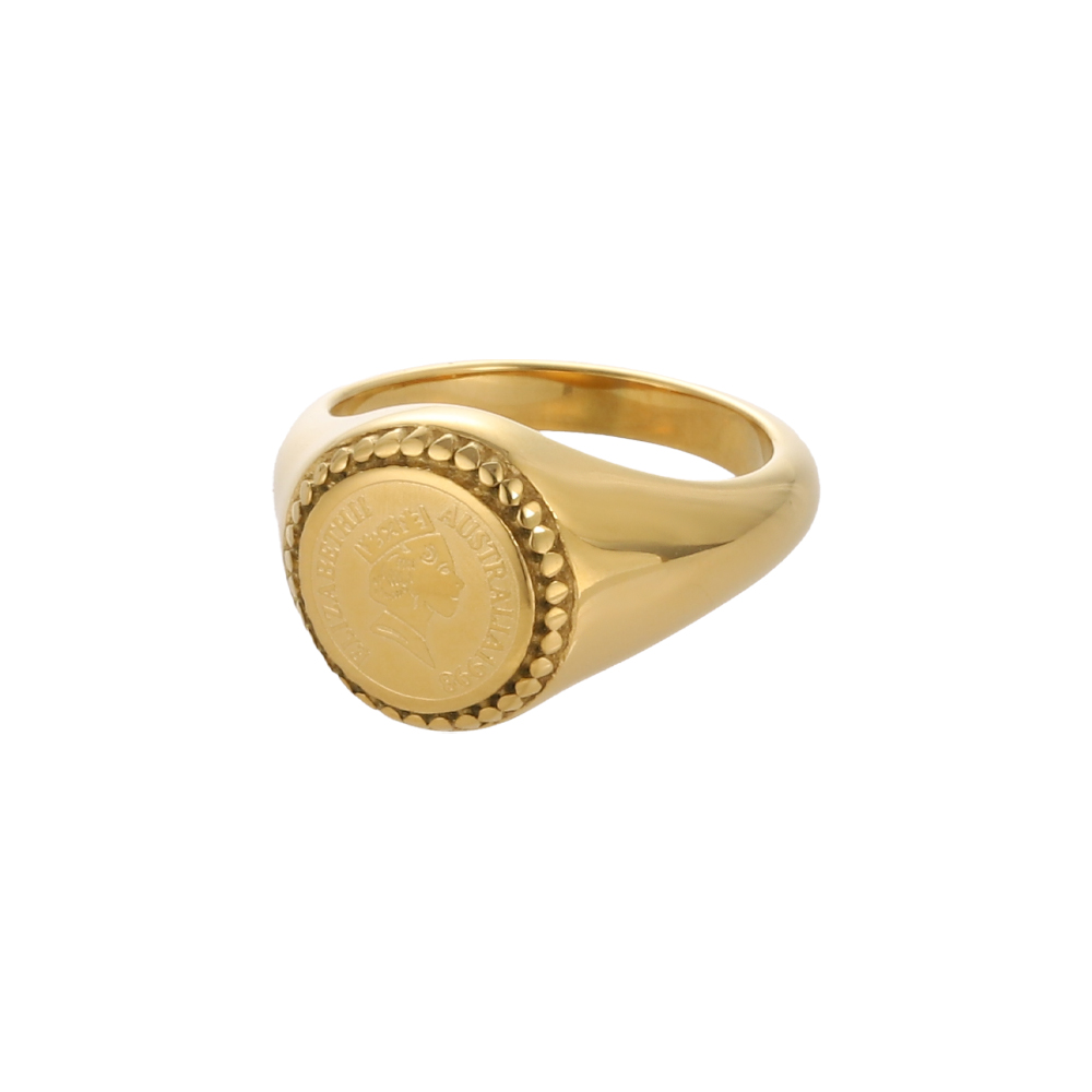 Anillos de sello retro de acer - Mens Signet Ring reseña y precio