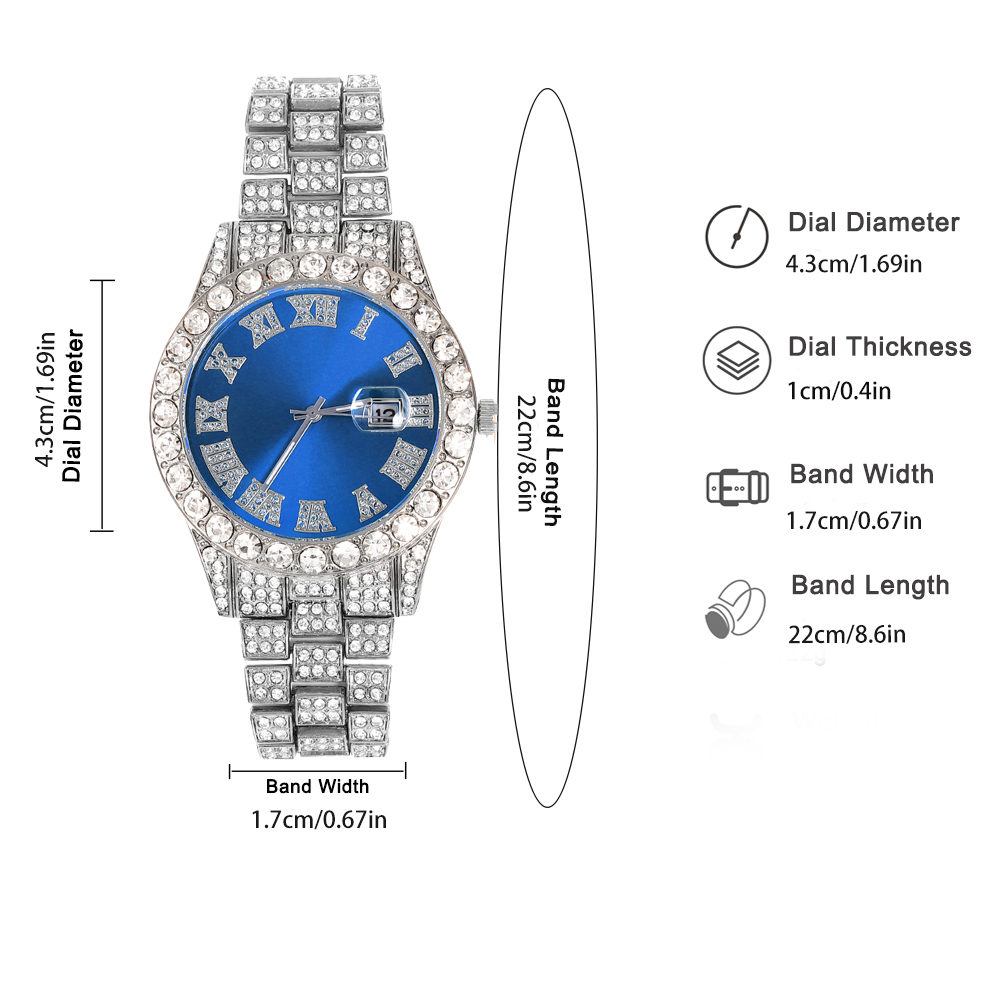 Conjunto de joyería de reloj d - Jewelry Watches Men reseña y precio