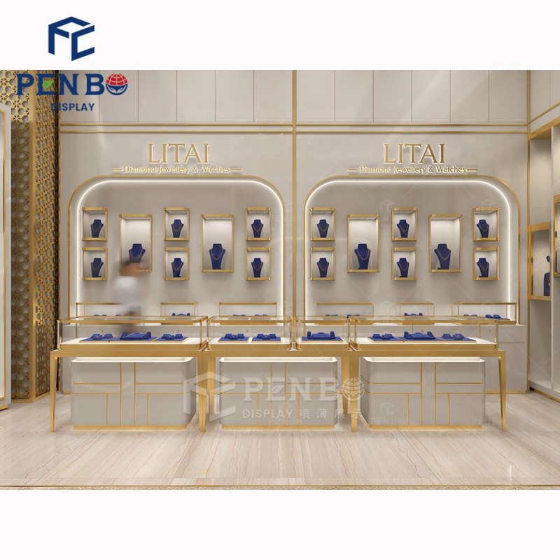 Contador de exhibición de joye - Jewelry And Watches Store reseña y precio