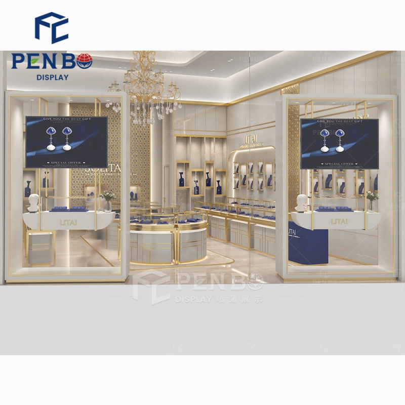 Contador de exhibición de joye - Jewelry And Watches Store reseña y precio