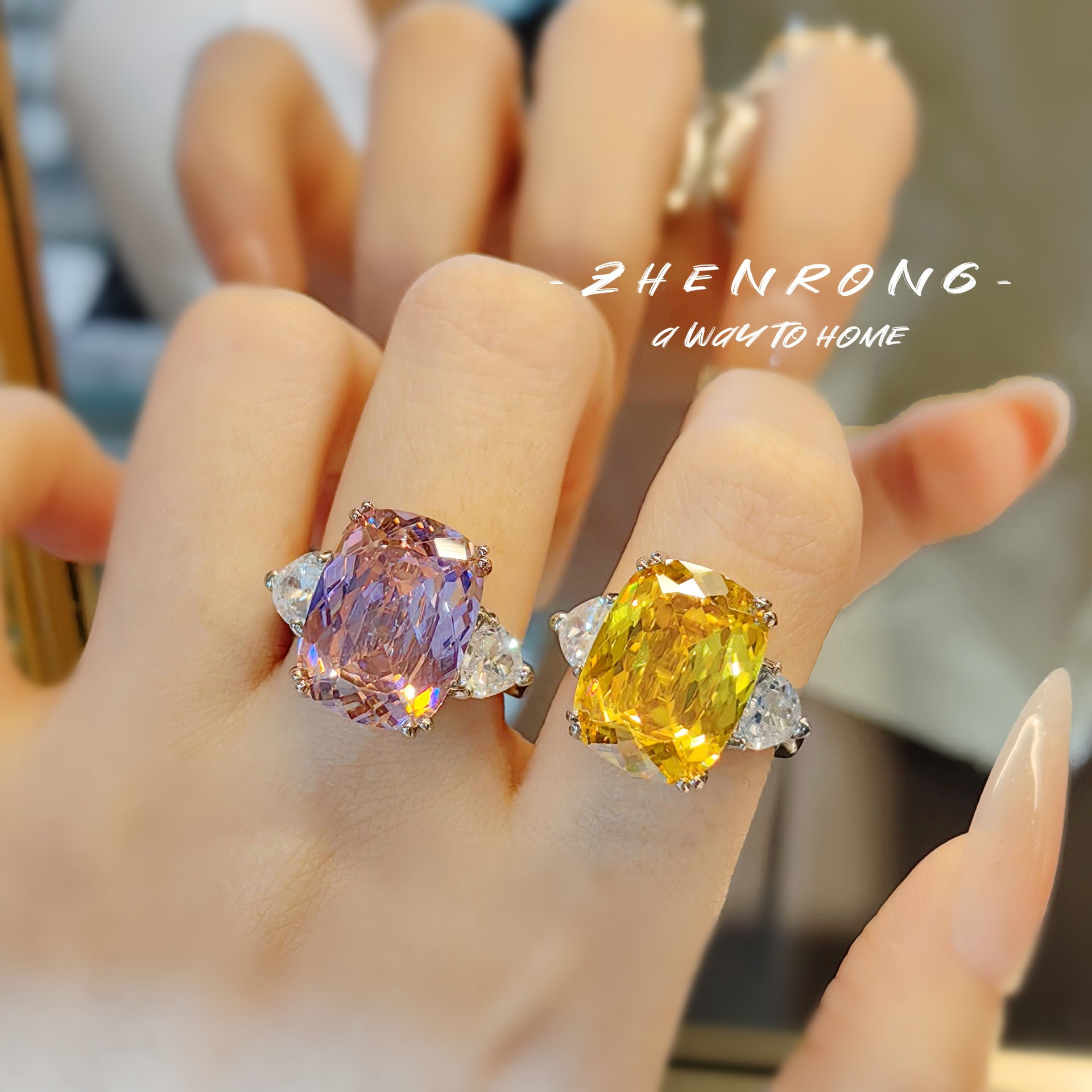 Anillo de plata de ley S925 co - Statement Cocktail Ring reseña y precio