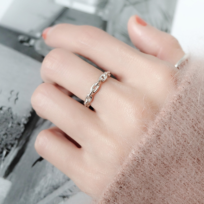 Opne-anillos de plata de ley 9 - Statement Cocktail Ring reseña y precio