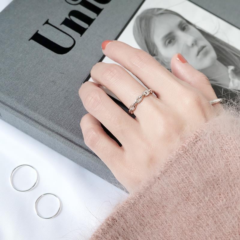 Opne-anillos de plata de ley 9 - Statement Cocktail Ring reseña y precio