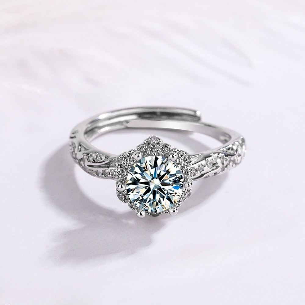 Nuevo Anillo de Plata de Ley 9 - Statement Cocktail Ring reseña y precio