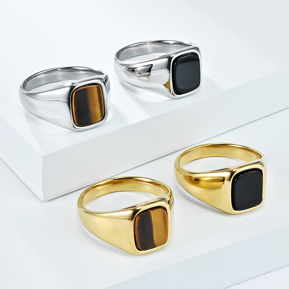 Nuevo Anillo de Sello de Moda  - Mens Signet Ring reseña y precio