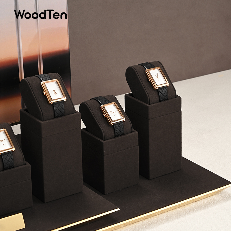 Soporte de microfibra WoodTen  - Jewelry Organizer Watches reseña y precio