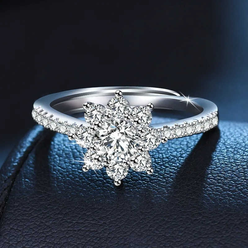 Anillo de Plata de Ley 925 de  - Statement Cocktail Ring reseña y precio