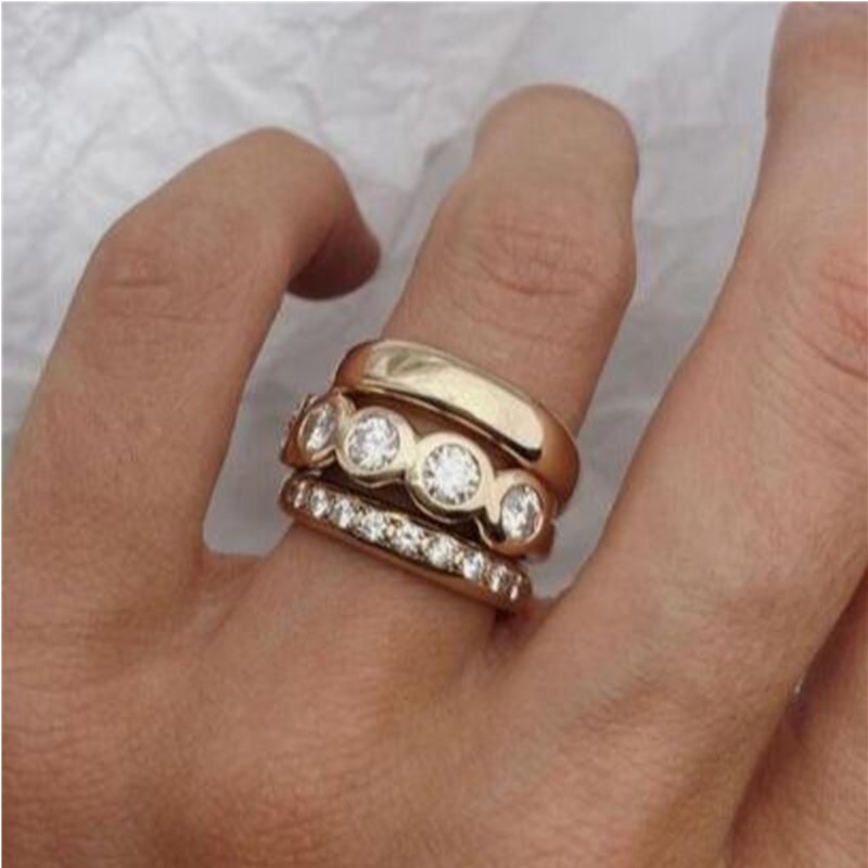 ORZTOON moda 2024 nuevo anillo - Statement Cocktail Ring reseña y precio