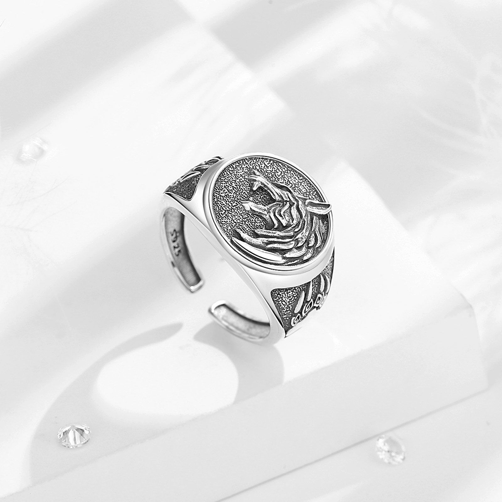 Eudora-anillo ajustable de Pla - Mens Signet Ring reseña y precio