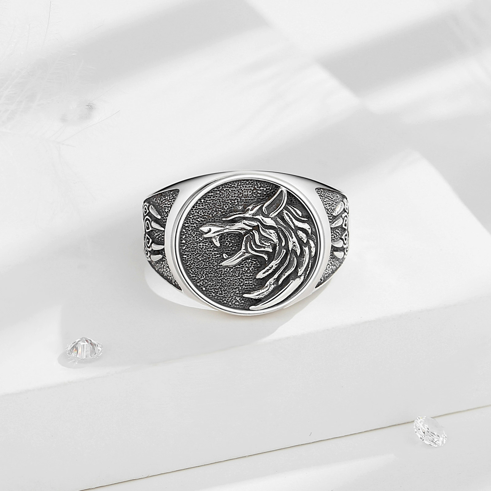 Eudora-anillo ajustable de Pla - Mens Signet Ring reseña y precio