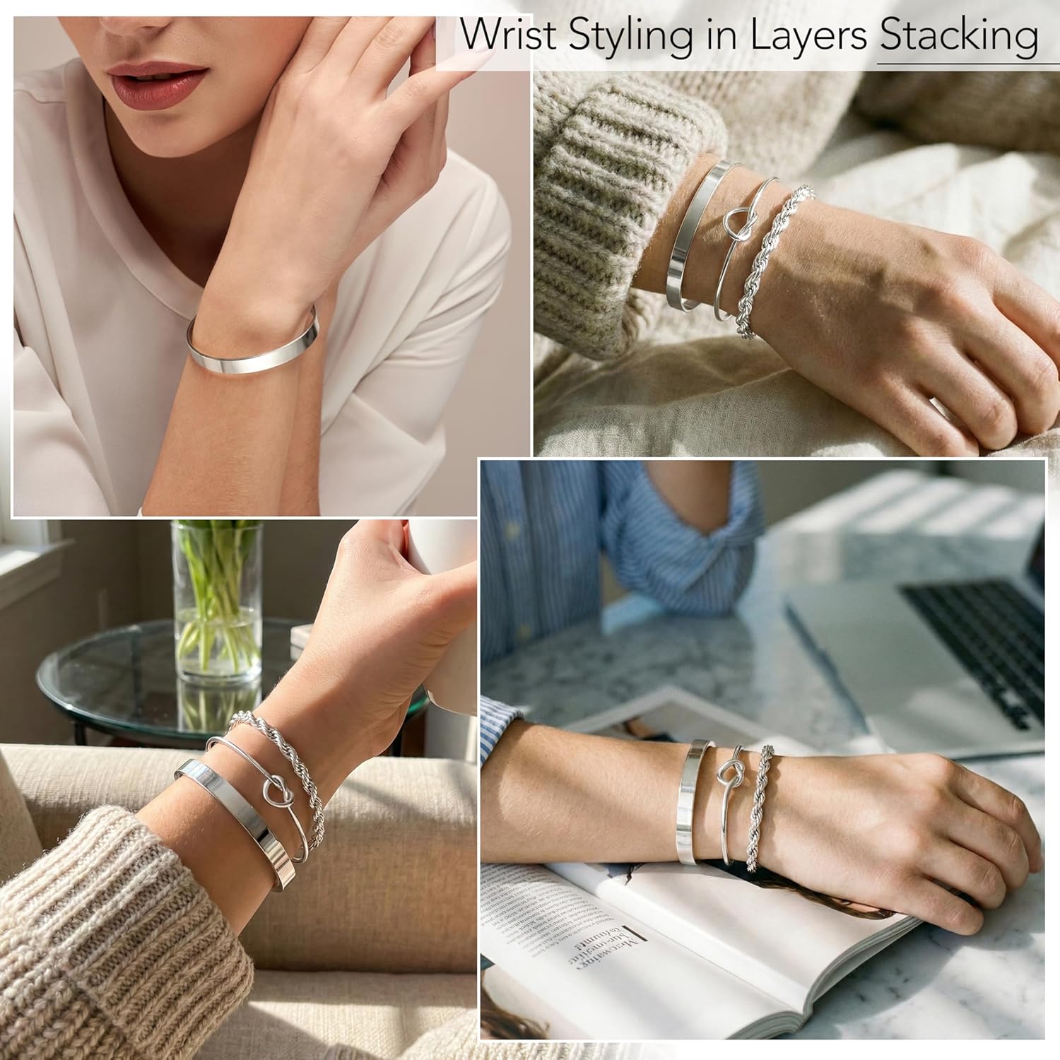 Pulseras de Plata de Ley 925 p - Jewelry Essentials Watches reseña y precio