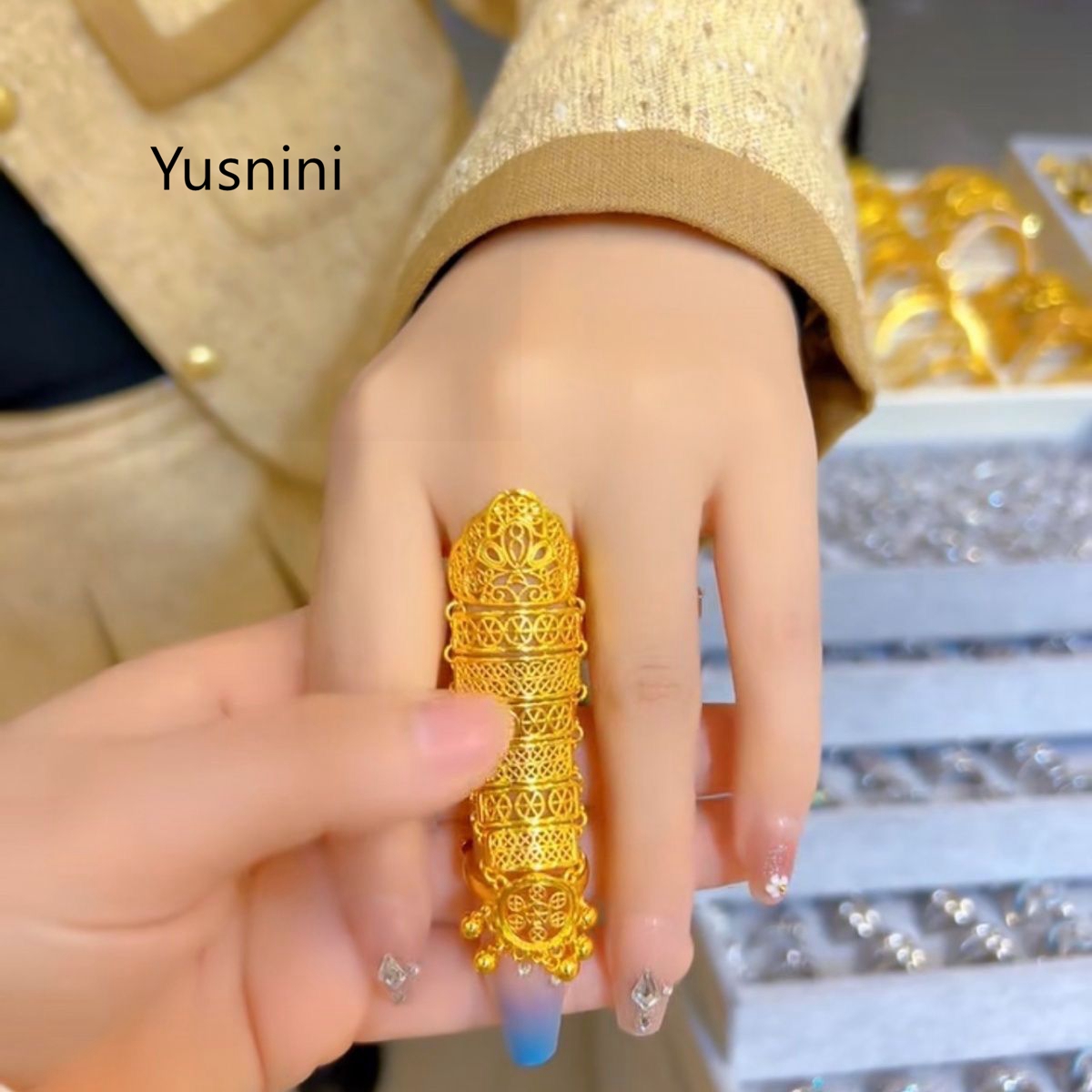 Anillo de Mujer de Estilo Étni - Statement Cocktail Ring reseña y precio