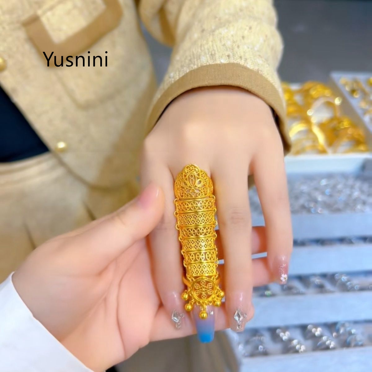 Anillo de Mujer de Estilo Étni - Statement Cocktail Ring reseña y precio