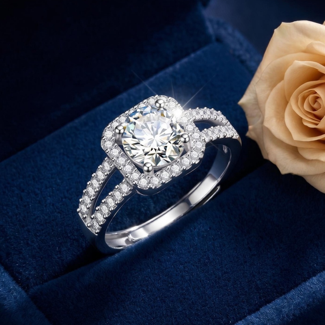 Anillo Clásico de Plata de Ley - Statement Cocktail Ring reseña y precio