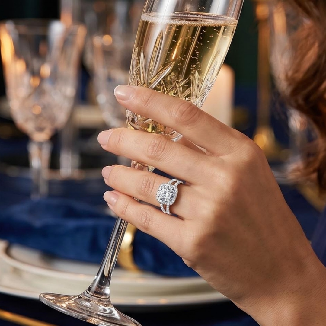 Anillo Clásico de Plata de Ley - Statement Cocktail Ring reseña y precio