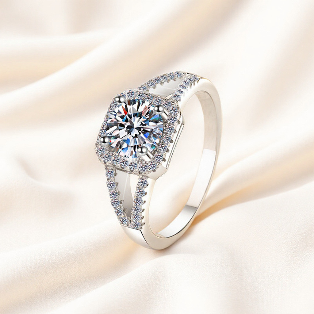 Anillo Clásico de Plata de Ley - Statement Cocktail Ring reseña y precio