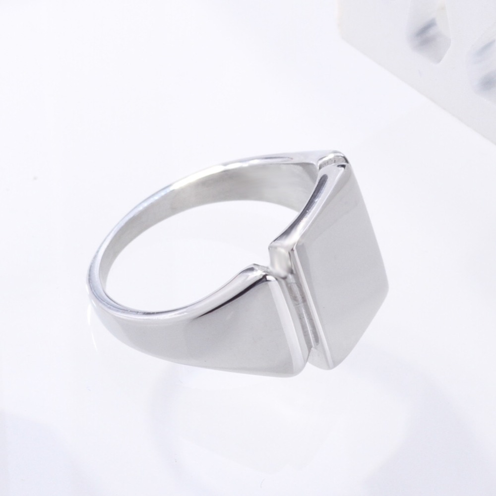 Soul Men Anillos de acero de t - Mens Signet Ring reseña y precio