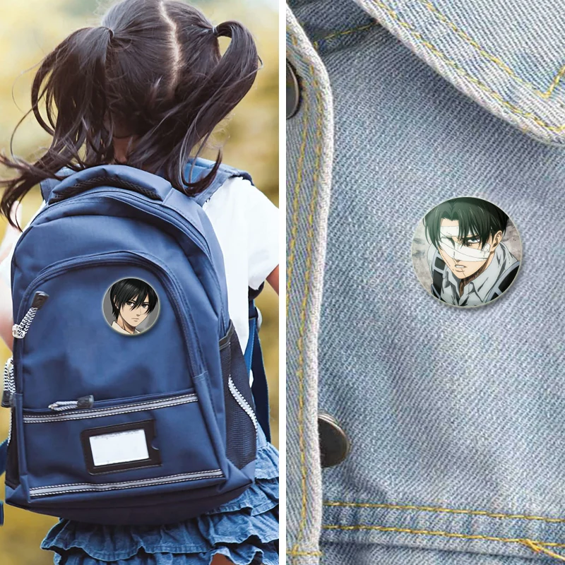 Broches de Anime Erwin Smith L - Levi Jewelry & Watches Inc reseña y precio