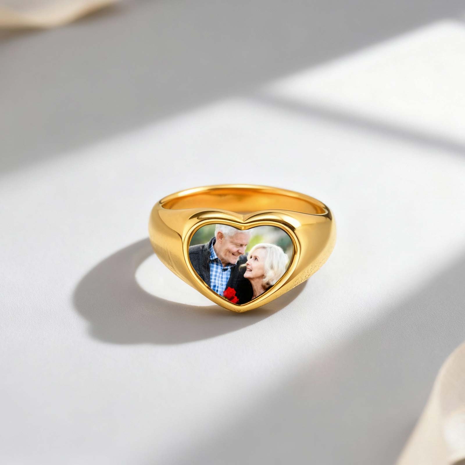 Anillo de foto personalizado p - Statement Cocktail Ring reseña y precio
