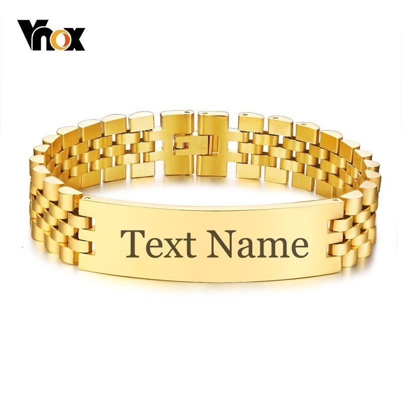 Vnox, pulseras con etiqueta de - Jewelry Watches Men reseña y precio