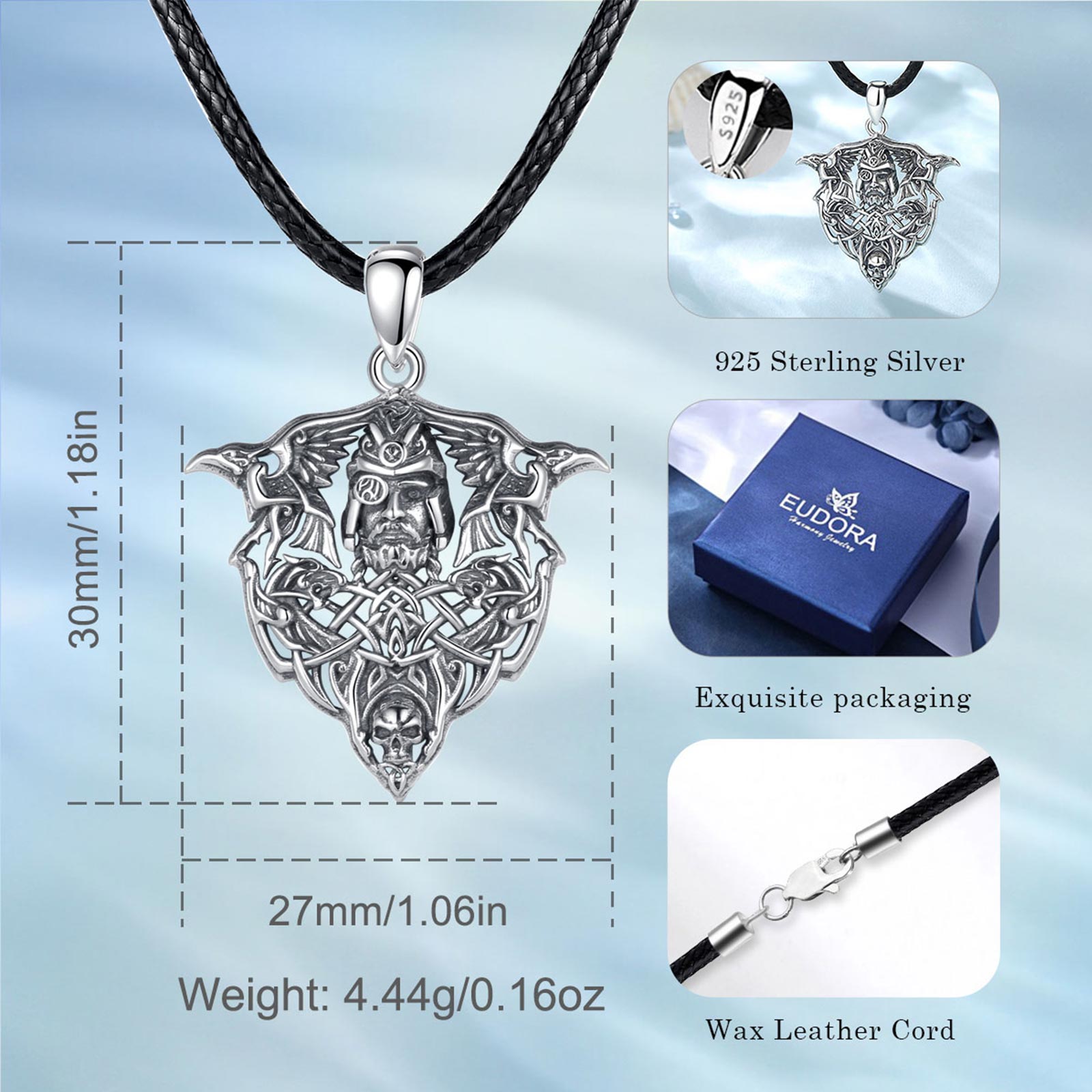 Eudora-collar de plata de ley  - Wolf Jewelry & Watches Tampa Reviews reseña y precio