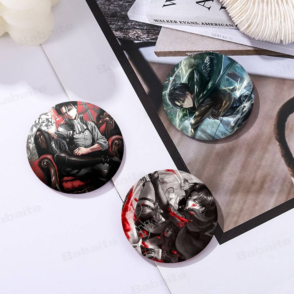 Pin de Botón de Anime A-Attack - Levi Jewelry & Watches Inc reseña y precio
