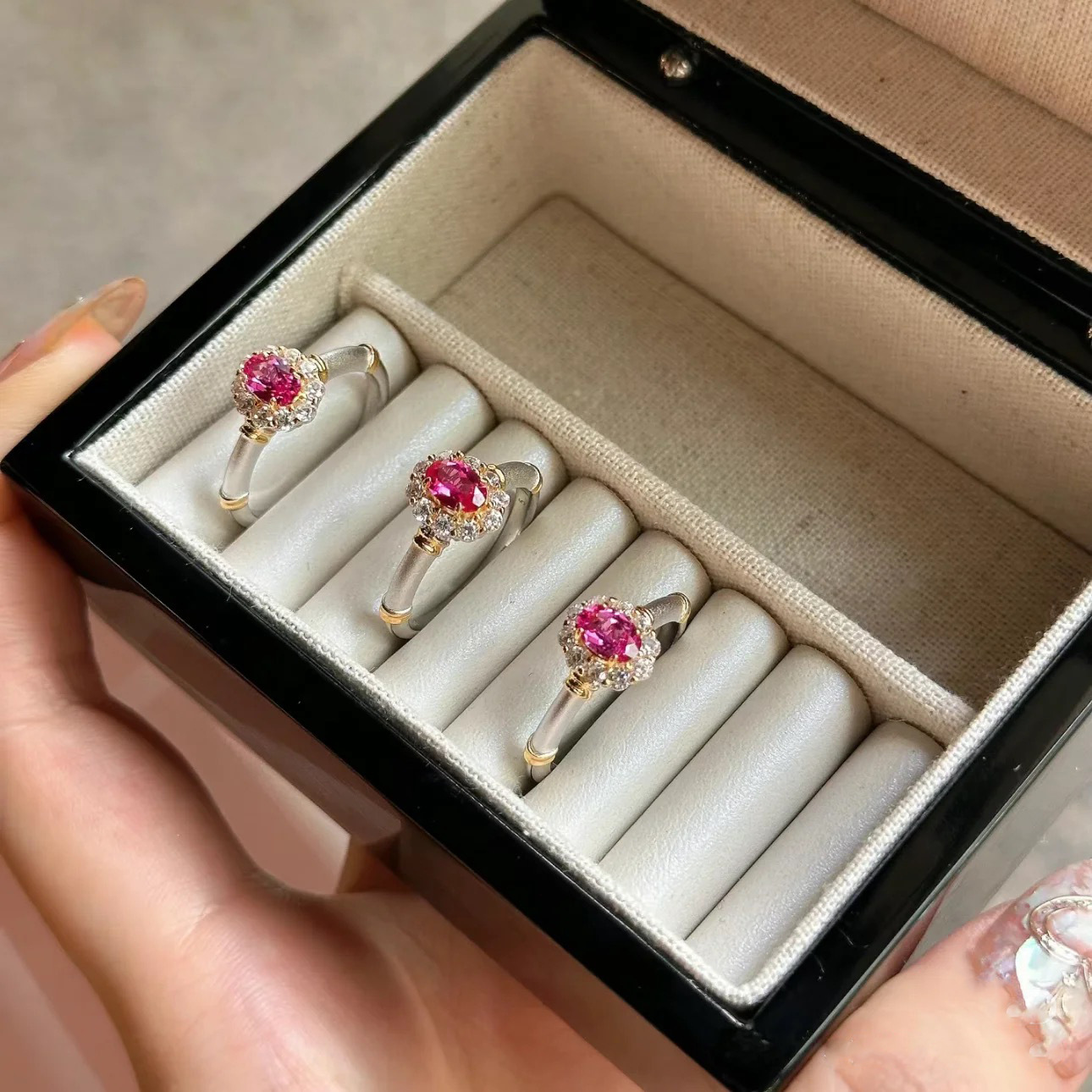 Anillo de plata de ley S925 de - Statement Cocktail Ring reseña y precio