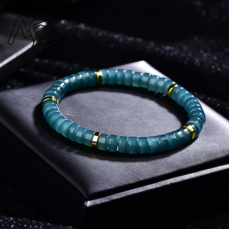 Pulsera de cuentas de jadeíta  - Jewelry & Watches Spółka Z Ograniczoną Odpowiedzialnością reseña y precio