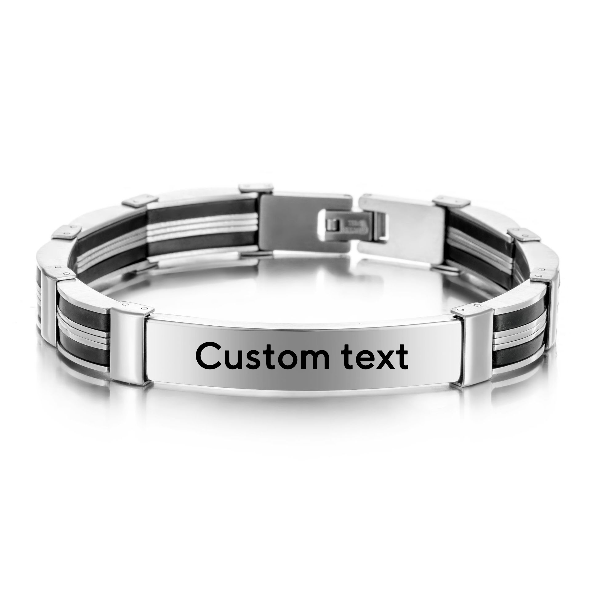 Pulsera de acero inoxidable co - Jewelry Watches Men reseña y precio