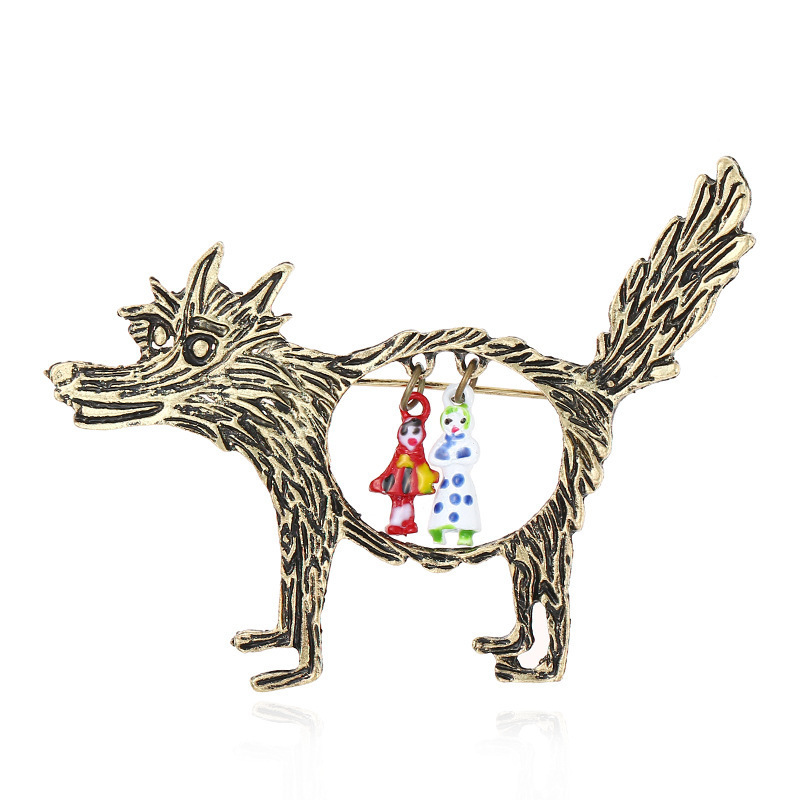 Broche Vintage de Lobo y bebés - Wolf Jewelry & Watches Tampa Reviews reseña y precio